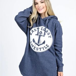 East Coast Lifestyle Scoop Hoodie
